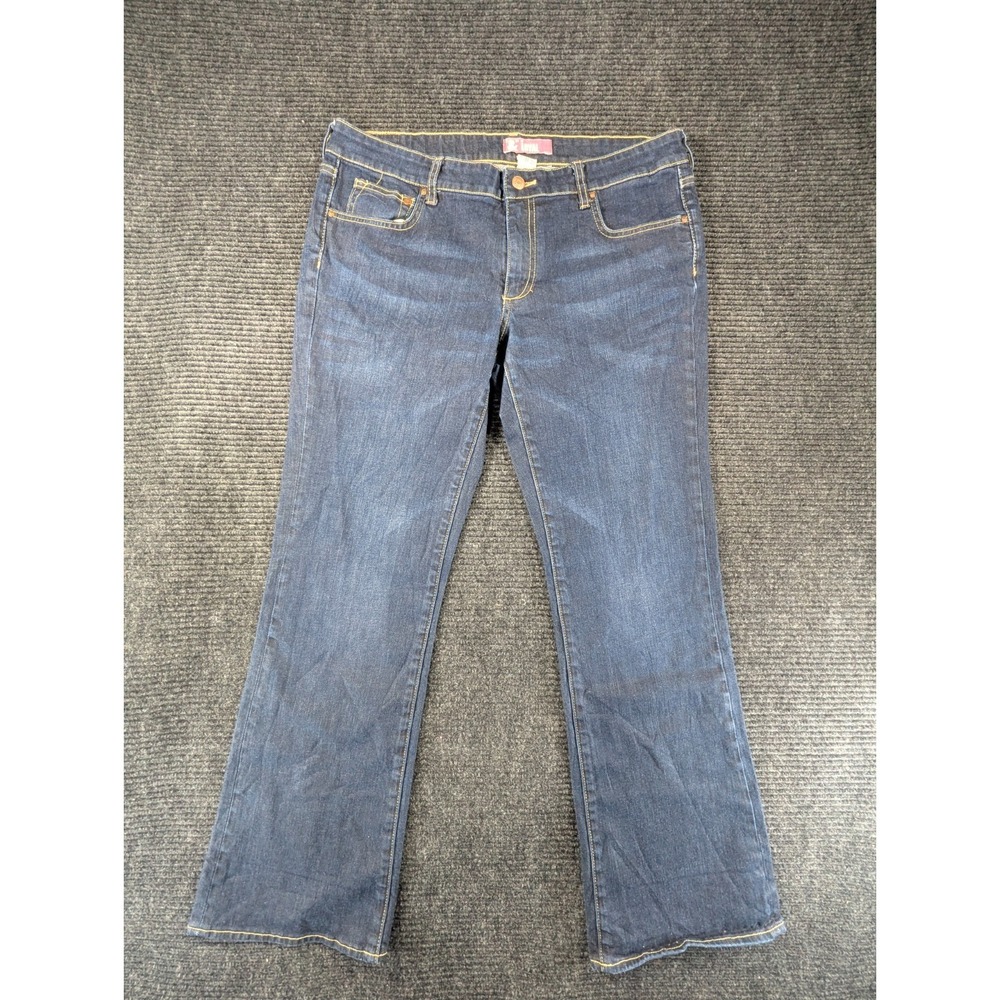 H&M At Loyal Jeans Womens 34x32 Blue Denim Streetwear All Day Comfort Bootcut